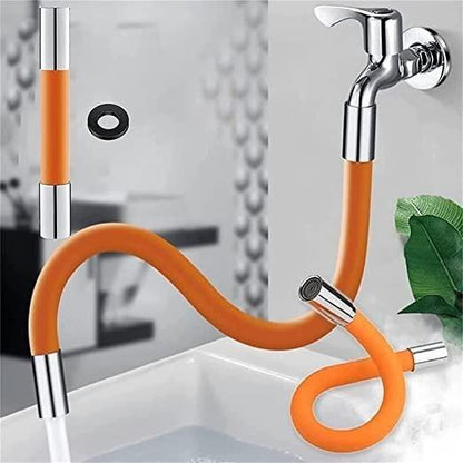 Kitchen and Bathroom Flexible Faucet Pipe 30 cm Polished