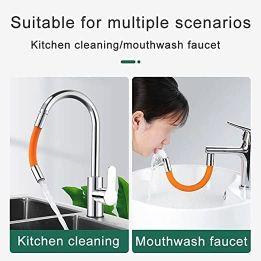 Kitchen and Bathroom Flexible Faucet Pipe 30 cm Polished